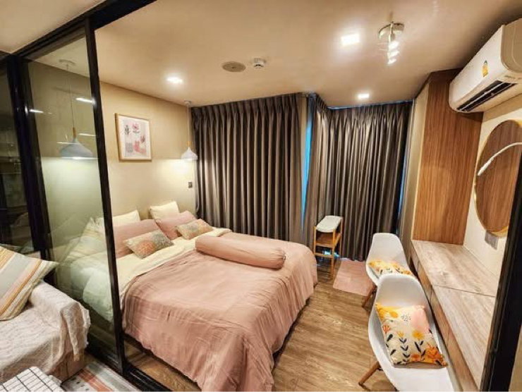 รูป 📢ให้เช่า Kave town Shift ข้างม.กรุงเทพ ตึก B ชั้น 5 ขนาด 24 sqm  วิวนอก - รูปที่ 3/7