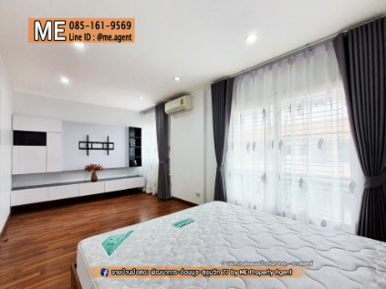 รูป ขาย📌 ทาวน์โฮม พฤกษาวิลล์ 57 พัฒนาการ 32 ตกแต่งหรู โรงจอดรถกว้าง เฟอร์นิเจอร์ครบ เดินทางสะดวก ใกล้ Airport Link หัวหมาก โทร 064-954-9619 (TB64-22) - รูปที่ 8/27