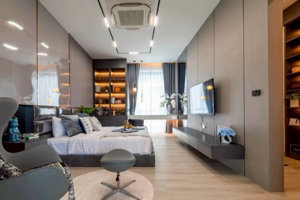 รูป 🔥ขายบ้านเดี่ยวหรู ดีไซน์โมเดิร์น✅ เรสต้า วิลล่า มาบประชัน RESTA VILLA MABPRACHAN ใกล้อ่างเก็บน้ำมาบประชัน - รูปที่ 7/18