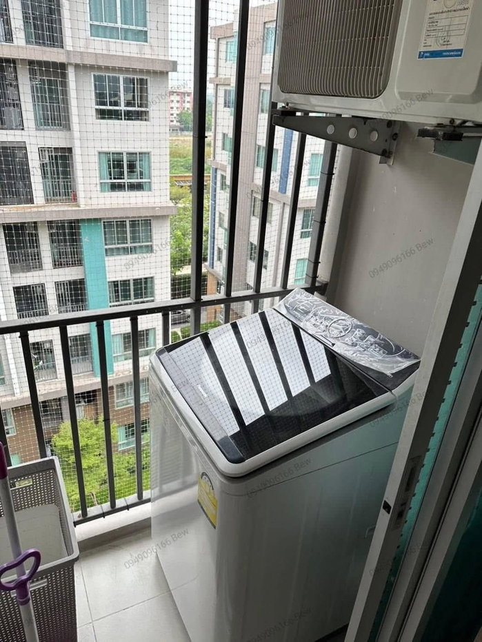 รูป ให้เช่าคอนโด D Condo Campus Resort Bangna ชั้น 7 อาคาร B ห้องแต่งสวยเฟอร์ฯครบพร้อมอยู่ (มีเครื่องซักผ้า) ใกล้ ม.ABAC บางนา ทำเลดีเดินทางสะดวก - รูปที่ 8/10