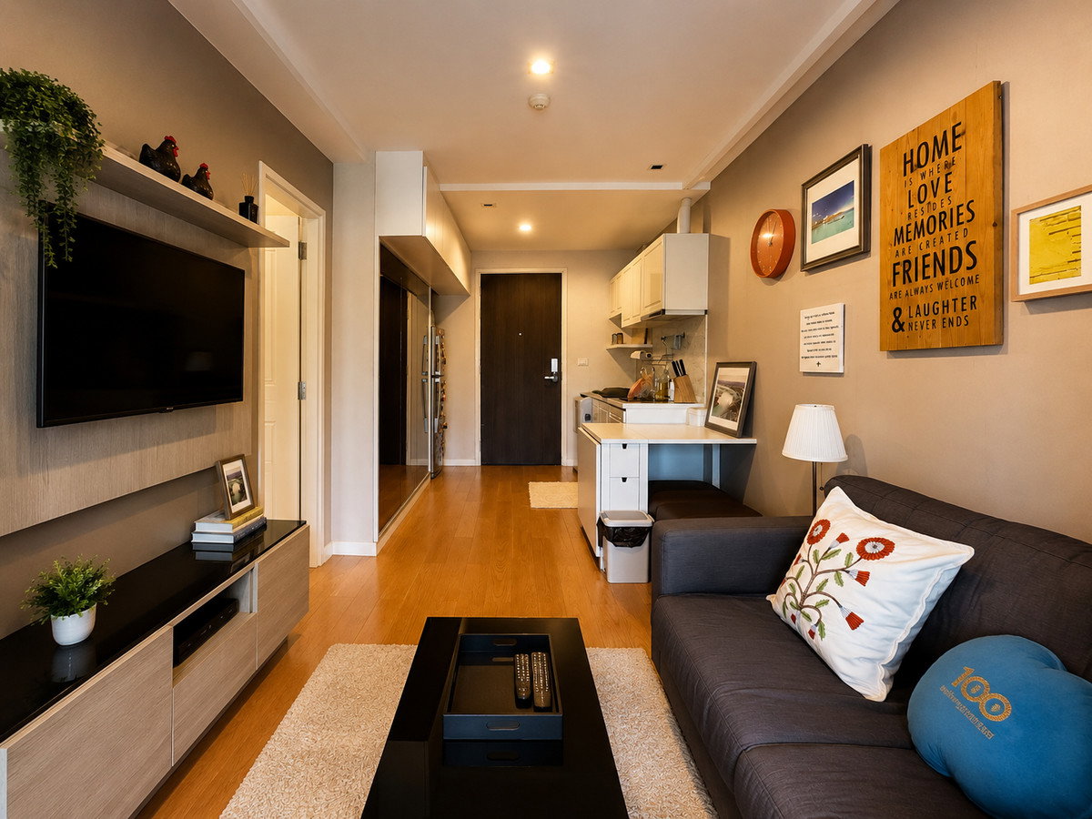 picture BTS Phrom Phong 600 m. Condo Lette Dwell Sukhumvit 26 ( Rental ) - 1/13