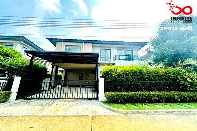 ขายบ้านเดี่ยว : ขายบ้านเดี่ยว 2 ชั้น ไลฟ์ บางกอก บูเลอวาร์ด วงแหวน-พระราม 9  ถนนกาญจนาภิเษก ตกแต่งพร้อมอยู่
