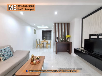 รูป ขาย📌 ทาวน์โฮม พฤกษาวิลล์ 57 พัฒนาการ 32 ตกแต่งหรู โรงจอดรถกว้าง เฟอร์นิเจอร์ครบ เดินทางสะดวก ใกล้ Airport Link หัวหมาก โทร 064-954-9619 (TB64-22) - รูปที่ 23/27