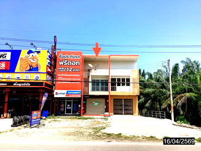 Shophouses for sale Chumphon : SHOP HOUSE 28.4 Sq.w. Sawi Chumphon for 2M