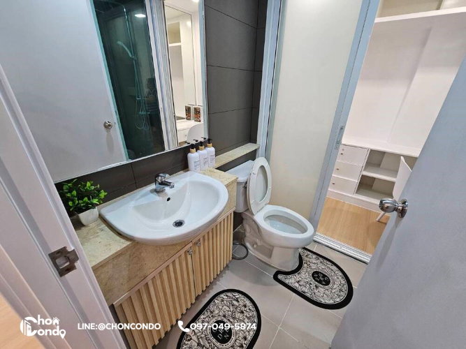 รูป Patio (พาทิโอ) บางแสน ชั้น3 ตึกA ชลบุรี---------ห้องมุม + ห้องตกแต่งสวยมาก-------Tel 097-049-5874 (Line: @choncondo มี@ด้วย) - รูปที่ 21/23