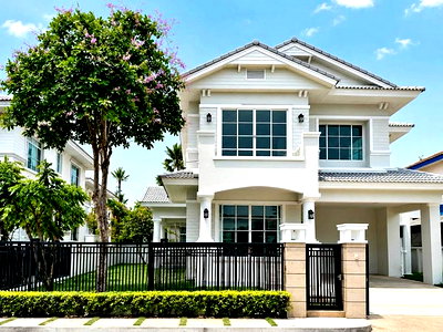 บ้านเดี่ยวให้เช่า : HR3468ให้เช่าบ้านเดี่ยวหลังใหญ่ นันทวัน อ่อนนุช–พระราม 9 (Nantawan Onnut-Rama 9) พื้นที่กว้าง เฟอร์ครบ พร้อมอยู่
