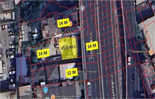 รูป ขาย ที่ดิน 45.3 ตรว. ซอยโทรคาเดโร ถนนสุรวงศ์ เหมาะทำบ้านอยู่อาศัย โฮมออฟฟิศ ร้านอาหาร - รูปที่ 9/9