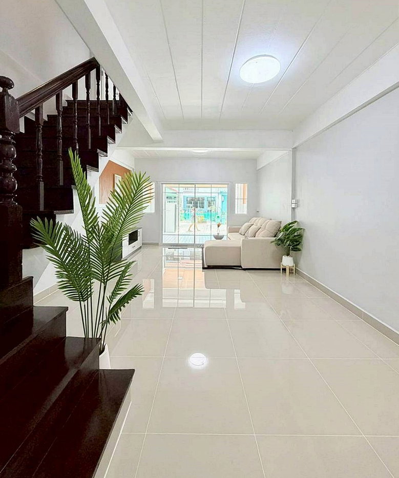 รูป บ้านสวย  มีระเบียงด้านหน้า  #หมู่บ้านพระปิ่น 3  บางใหญ่  ซอยตลาดพระปิ่น 3  ทาวน์เฮ้าส์ 3 ห้องนอน  ใกล้เซ็นทรัล เวสเกต   - รูปที่ 11/21
