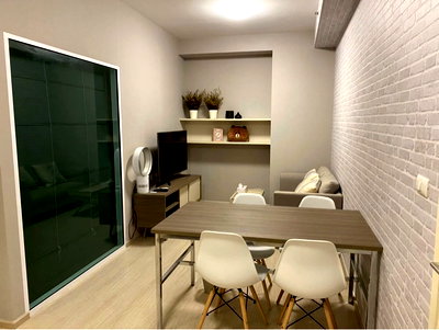 คอนโดให้เช่า : ✨ ให้เช่าคอนโด Chapter One Eco Ratchada-HuaiKhwang 🏙️ 2 ห้องนอน 1 ห้องน้ำ ขนาด 45.68 ตร.ม.