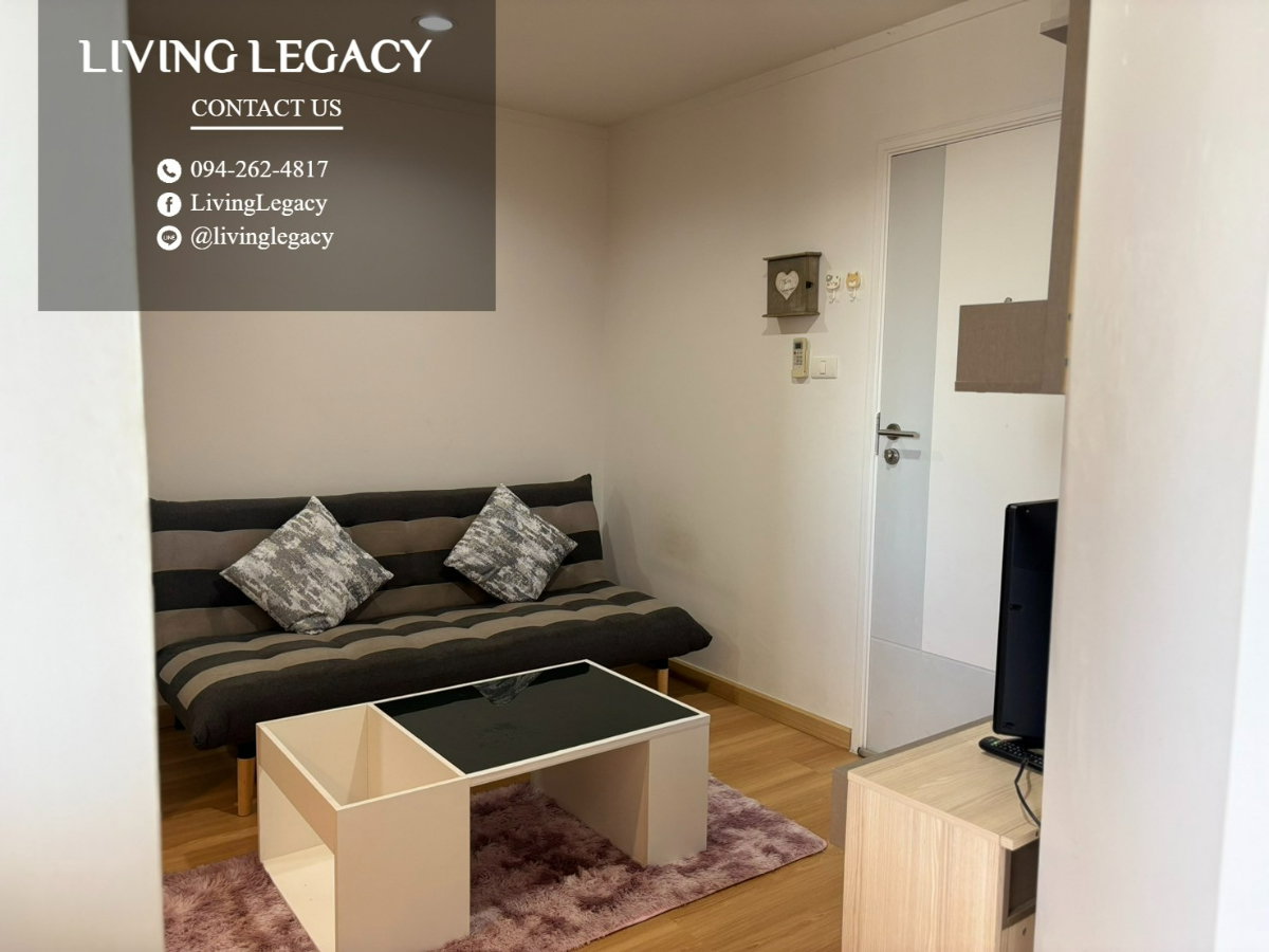 รูป เช่าด่วน | Lumpini Place Srinakarin 1 นอน 26 ตร.ม. ชั้น 14 | ใกล้ MRT หัวหมาก 190 ม. | 10,000 บาท - รูปที่ 9/10