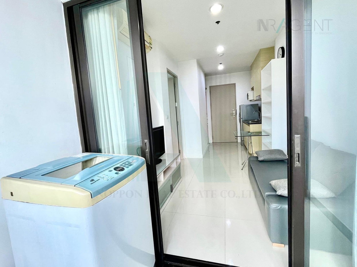 รูป ให้เช่าคอนโด ไอดีโอ รัชดา-ห้วยขวาง อาคาร 1 ชั้น 17 1 ห้องนอน ขนาด 35 ตรม ใกล้ The Street รัชดา - รูปที่ 7/8