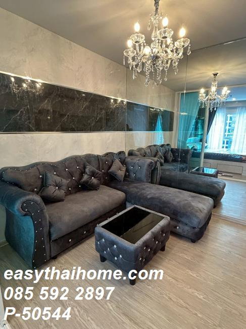 รูป P-50544 — ปล่อยเช่าคอนโดชั้นสูง วิวสระว่ายน้ำสวย - Regent Home Bangna เพียง 13,000 บาท/เดือน โทร 085-592-2897 Line: @easythaihome - รูปที่ 2/11