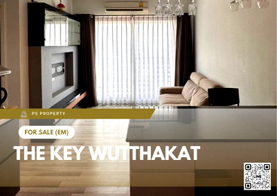 ขายคอนโด : ขายด่วน 🔥 The Key Wutthakat 🔥 2 ห้องนอน 2 ห้องน้ำ เฟอร์นิเจอร์ และ เครื่องใช้ไฟฟ้าครบ 