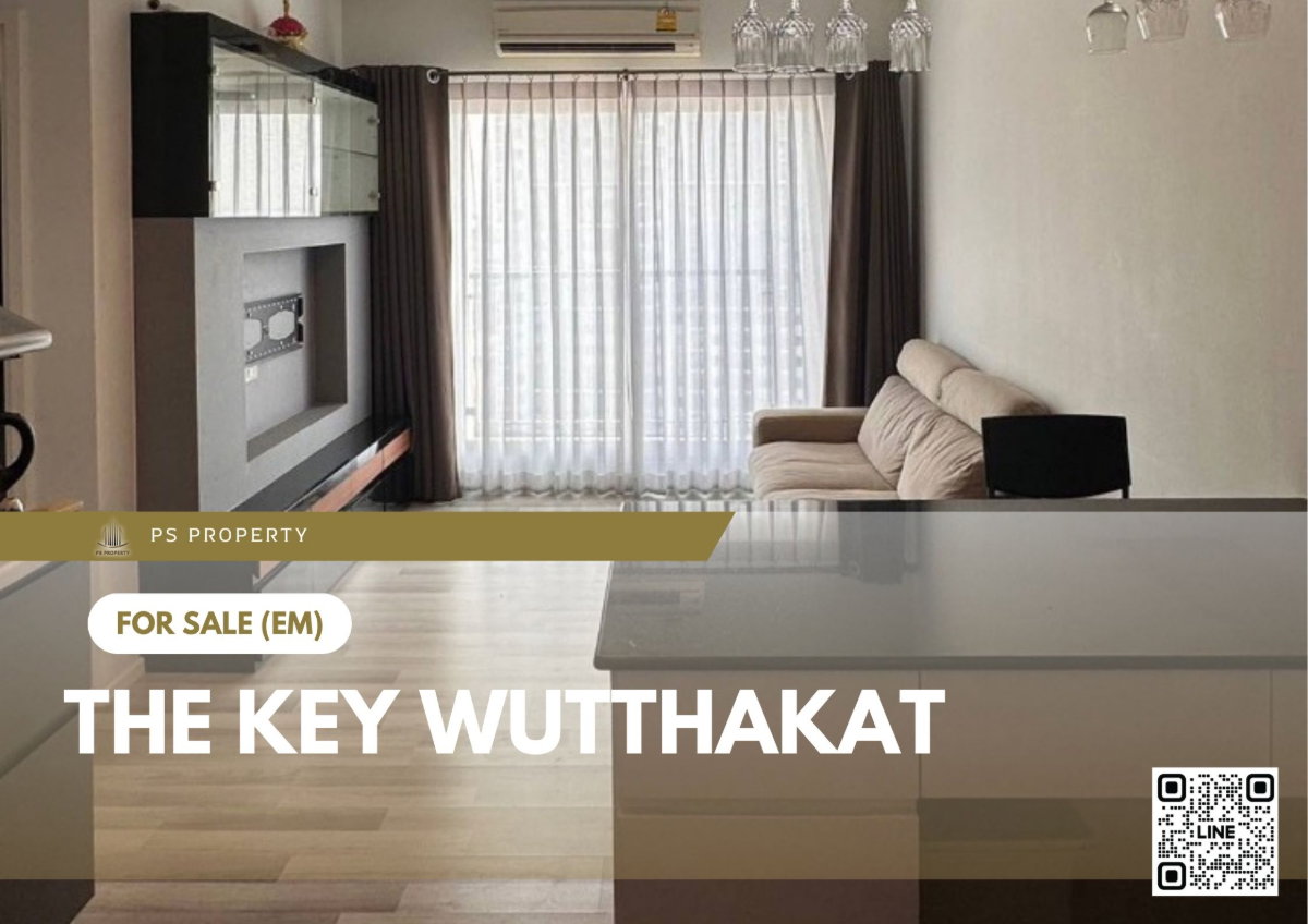 รูป ขายด่วน 🔥 The Key Wutthakat 🔥 2 ห้องนอน 2 ห้องน้ำ เฟอร์นิเจอร์ และ เครื่องใช้ไฟฟ้าครบ  - รูปที่ 1/12