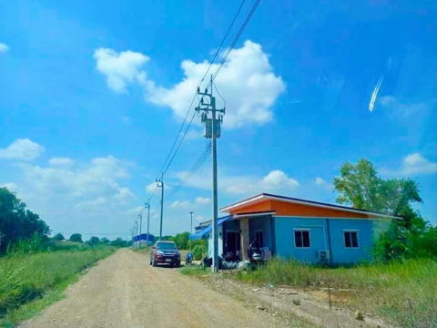 รูป ถ.คลองเก้า 80ม. ที่ดินถมแล้วให้เช่า ขนาด 49 ตร.ว. 196 ตร.ม.ใกล้รร.สุเหร่าคลองเก้า 200 ม. ทำเลคลองเก้า หนองจอก วัดพระยาเสนานนท์ 900 ม. - รูปที่ 3/8