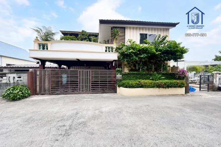 ขายบ้านเดี่ยว 2 ชั้น หมู่บ้านบัวขาว 54 ตร.วา ซอยรามคำแหง 174 (ซอยบัวขาว 25 ) ใกล้รถไฟฟ้าสายสีส้ม