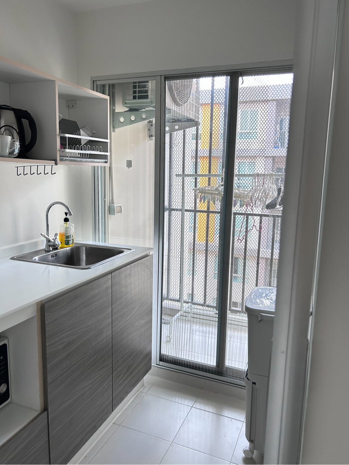 รูป ห้องลมดี ไม่อับ วิวสวน 🌿   dcondo Campus Resort ABAC Bangna | รีโนเวทใหม่ | 9,000/เดือน  - รูปที่ 5/14