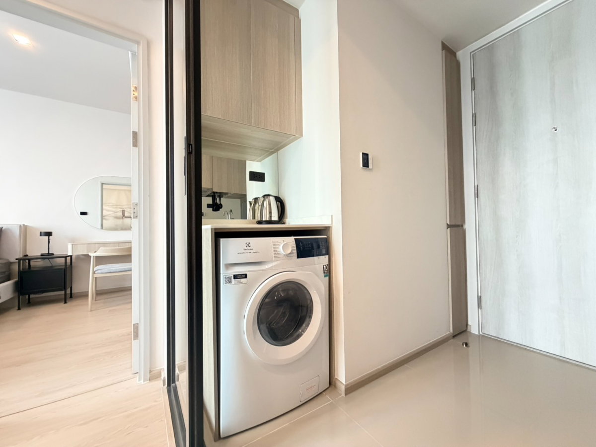 รูป ให้เช่า คอนโดใกล้BTS วงเวียนใหญ่ | Reference Sathorn-Wongwianyai | 1 ห้องนอน เฟอร์นิเจอร์และเครื่องใช้ไฟฟ้าครบ , ใกล้The Mall ท่าพระ - รูปที่ 9/11