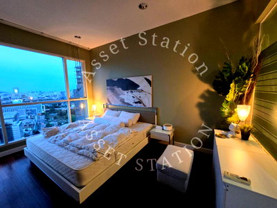 Condos for rent : 🏢💎Luxury condo for rent at The Address Chidlom, high floor with city view, spacious 56 sq.m., near BTS Chidlom.🏢