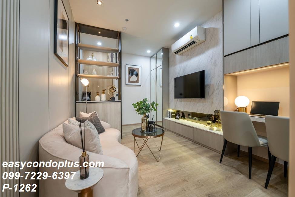รูป P-1262 วิวเมืองสวย! The FINE Bangkok Thonglor - Ekamai 1 นอน 33,000 บาท ใกล้ BTS ทองหล่อ l Line Id: @easycondoplus l 099-229-6397 - รูปที่ 3/12