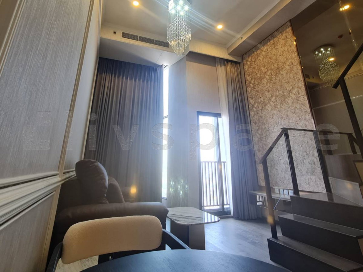 รูป ▚ LJ123ツ ให้เช่า: Park Origin Ratchathewi ✨ 1 Bed Duplex 48 ตร.ม. ชั้นสูง ห้องสวย ส่วนกลางอลังการ พร้อมเข้าอยู่! 🏙️เพดานสูง - รูปที่ 1/5