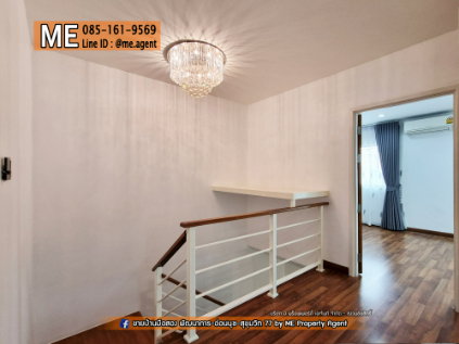 รูป ขาย📌 ทาวน์โฮม พฤกษาวิลล์ 57 พัฒนาการ 32 ตกแต่งหรู โรงจอดรถกว้าง เฟอร์นิเจอร์ครบ เดินทางสะดวก ใกล้ Airport Link หัวหมาก โทร 064-954-9619 (TB64-22) - รูปที่ 20/27