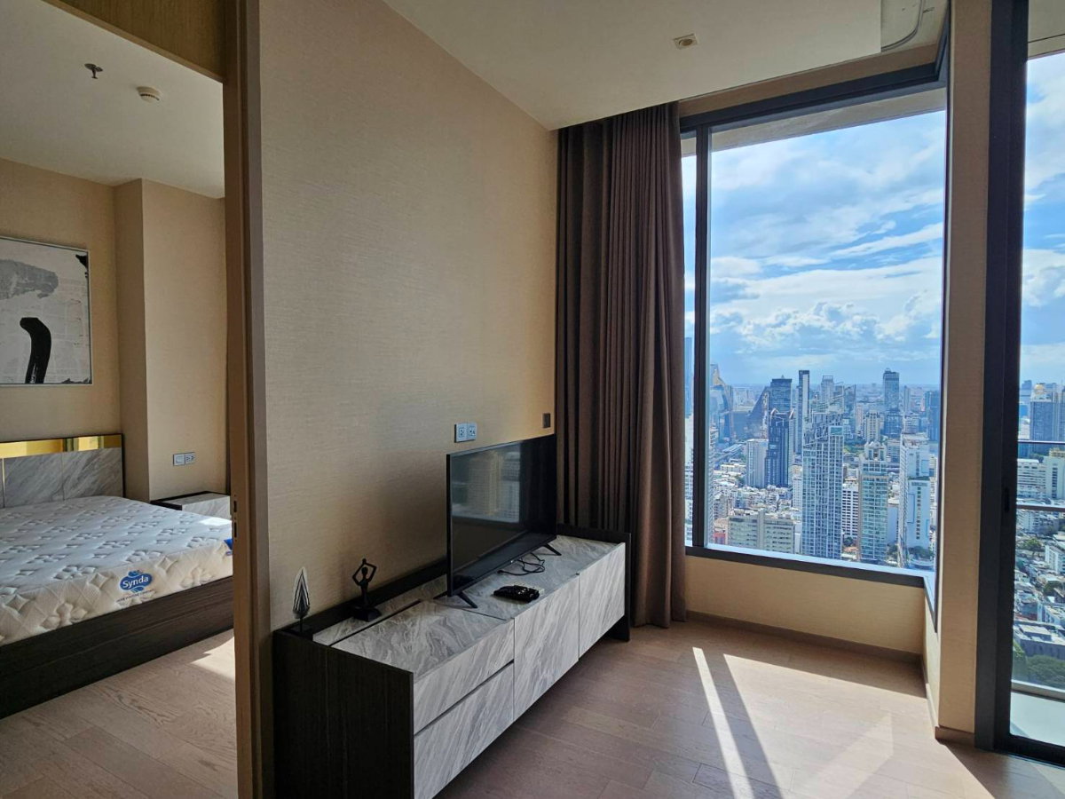 รูป For rent : The Esse Asoke Beautiful decor unit with Stunning City View 1BR - รูปที่ 6/10