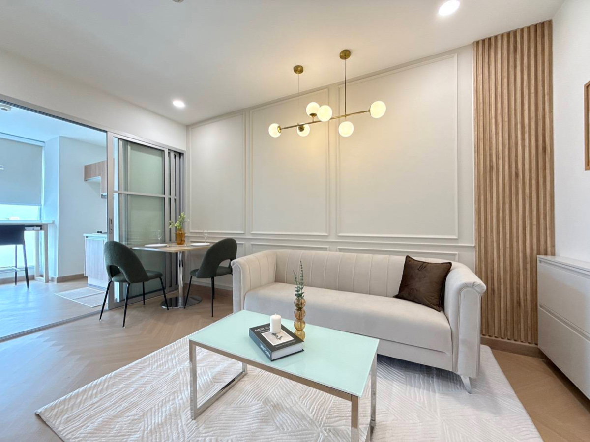 picture For Rent❗️"𝐑𝐇𝐘𝐓𝐇𝐌 𝐑𝐚𝐭𝐜𝐡𝐚𝐝𝐚"  1 Bed 1 Bath Size 46 Sq.m. Near MRT-Ratchadapisek  - 2/23