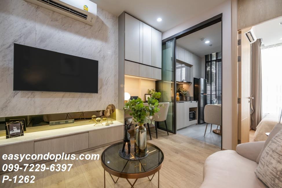 รูป P-1262 วิวเมืองสวย! The FINE Bangkok Thonglor - Ekamai 1 นอน 33,000 บาท ใกล้ BTS ทองหล่อ l Line Id: @easycondoplus l 099-229-6397 - รูปที่ 5/12