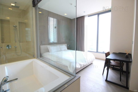 🚩 For Rent Condo THE ESSE ASOKE Building 1, Floor 20,2 bed room, Room size 75 sqm