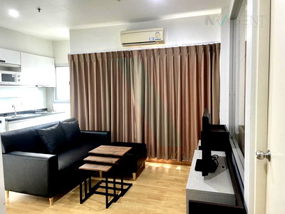 Condos for rent : For rent, The Parkland Taksin-Thapra, 1 bedroom, 9th floor, Building B, near Max Value, IDEO Sathorn-Thapra building.