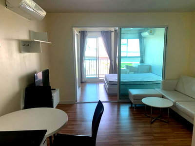 คอนโดให้เช่า : R3011 ให้เช่าคอนโด We Condo เอกมัย-รามอินทรา (ว่างค่ะ) เลียบทางด่วนรามอินทรา ติดถนน ใกล้รถไฟฟ้า