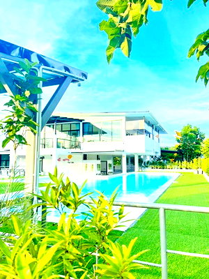เช่าบ้านเดี่ยว นครราชสีมา (โคราช) : พูลวิลล่าเขาใหญ่ วัดหนองตะกู 1 กม. คฤหาสน์ 2ชั้น 4-5 นอน 5 น้ำ ขนงพระ ปากช่อง ใกล้ตลาดสดขนงพระ 900 ม. และ ที่ดิน 2 ไร่ 800 ตร.ม.