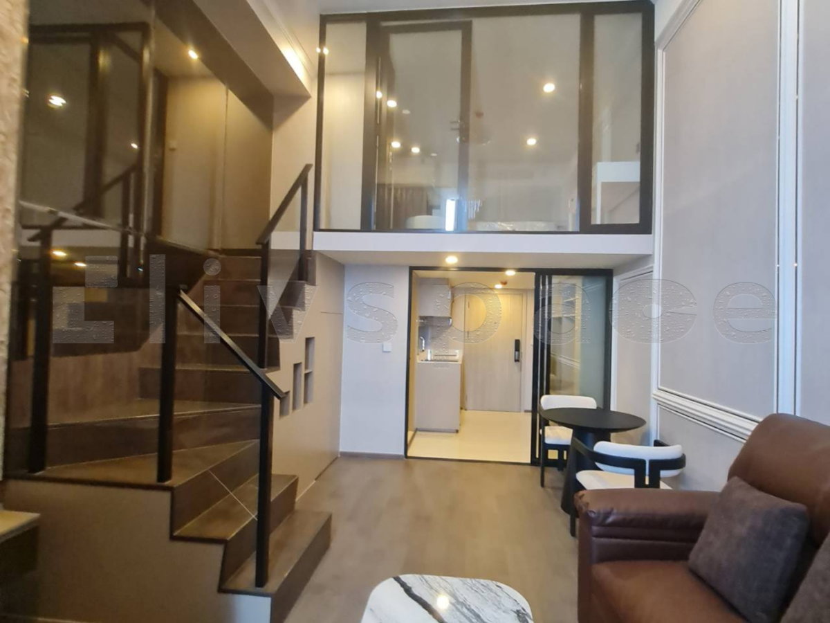 รูป ▚ LJ123ツ ให้เช่า: Park Origin Ratchathewi ✨ 1 Bed Duplex 48 ตร.ม. ชั้นสูง ห้องสวย ส่วนกลางอลังการ พร้อมเข้าอยู่! 🏙️เพดานสูง - รูปที่ 2/5