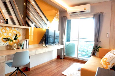 Condos for rent : 🥳Lumpini Park Vibhavadi-Chatuchak. Fl.17th*Washing machine *Near BTS/MRT💚Line id: @thefirstagent[RAR2605-2510]