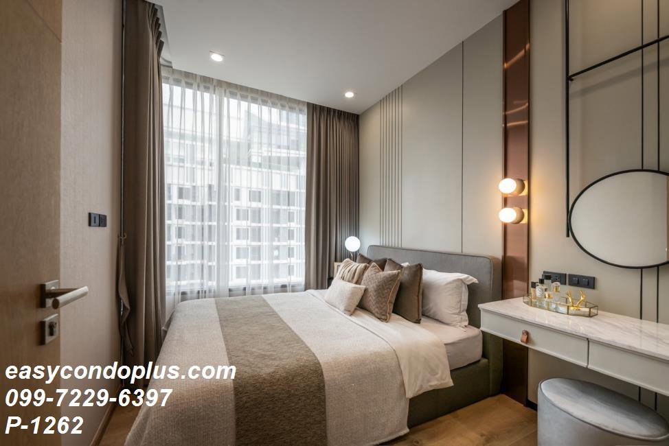 รูป P-1262 วิวเมืองสวย! The FINE Bangkok Thonglor - Ekamai 1 นอน 33,000 บาท ใกล้ BTS ทองหล่อ l Line Id: @easycondoplus l 099-229-6397 - รูปที่ 2/12