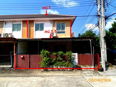 ทาวน์โฮม สมุทรปราการ : ทาวน์เฮ้าส์ 24.4 ตร.วา พฤกษา 74/2 ศรีนครินทร์ - เทพารักษ์ เมืองสมุทรปราการ สมุทรปราการ 3M