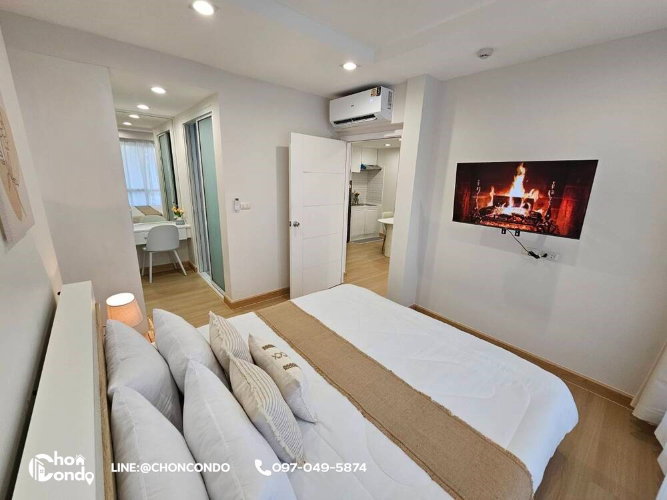 รูป Patio (พาทิโอ) บางแสน ชั้น3 ตึกA ชลบุรี---------ห้องมุม + ห้องตกแต่งสวยมาก-------Tel 097-049-5874 (Line: @choncondo มี@ด้วย) - รูปที่ 12/23
