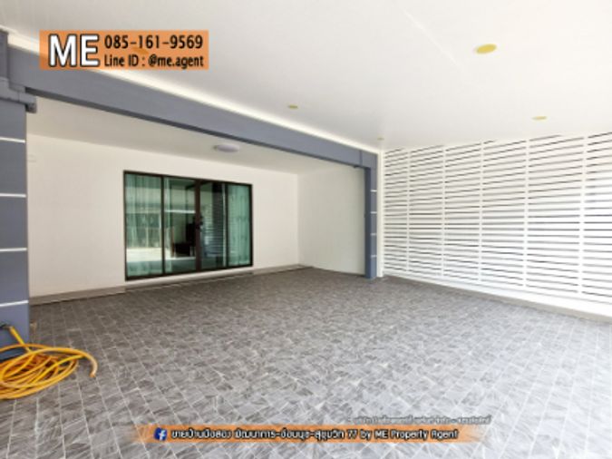 3-bed townhouse for sale, 130 sqm, 21.8 sq wah, Pruksa Ville 57