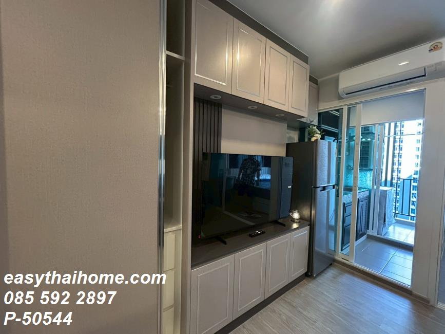 รูป P-50544 — ปล่อยเช่าคอนโดชั้นสูง วิวสระว่ายน้ำสวย - Regent Home Bangna เพียง 13,000 บาท/เดือน โทร 085-592-2897 Line: @easythaihome - รูปที่ 3/11