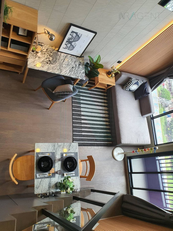 picture For Rent Condo PARK ORIGIN CHULA - SAMYAN Building 1, Floor 22,Duplex, Room size 35 sqm - 6/8