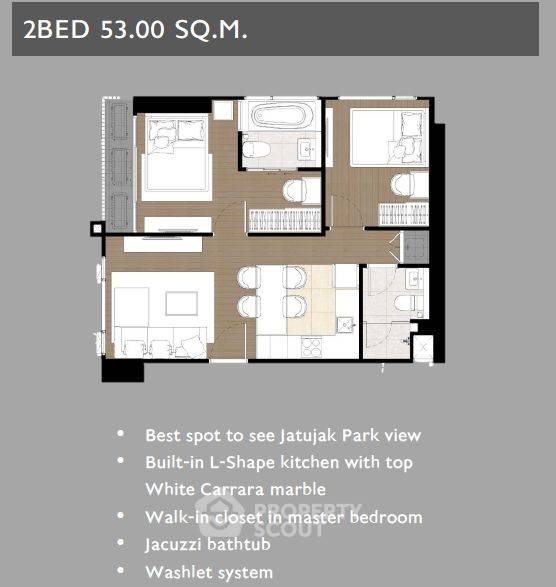 รูป คอนโด 2 ห้องนอน The Privacy จตุจักร ใกล้ MRT ลาดพร้าว 300 ม. (ID 1316252) - รูปที่ 6/7