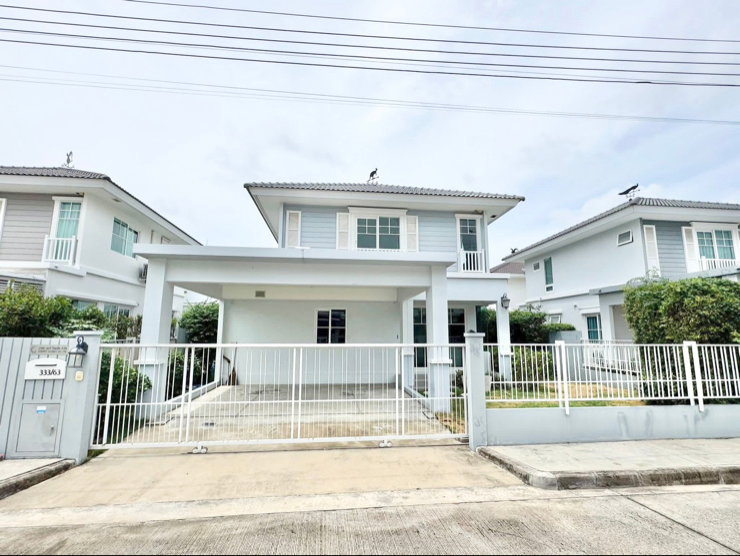 บ้านเดี่ยวให้เช่า : ให้เช่า Villaggio ศรีนครินทร์-บางนา ใกล้เมกา บางนา 