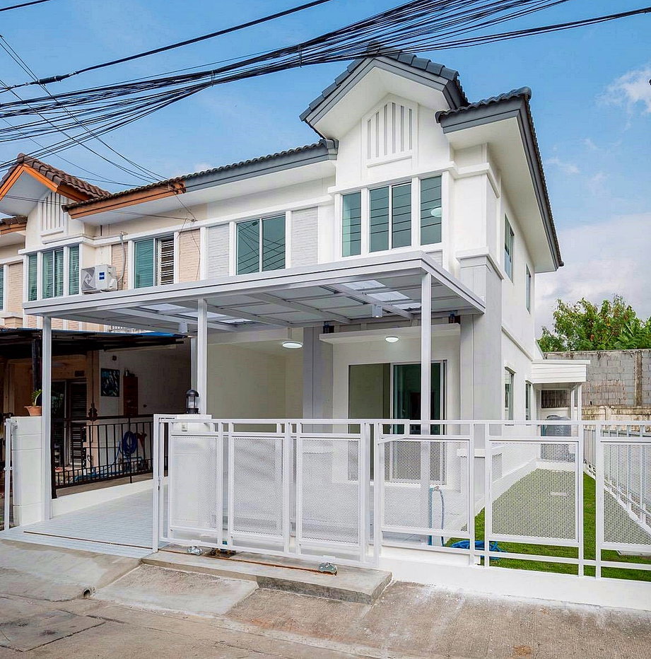 รูป บ้านสวย หลังริม  #หมู่บ้าน พฤกษา วิลล์ 22  ซอยวัดสังฆทาน พระราม 5 – วงศ์สว่าง  ใกล้การไฟฟ้าฝ่ายผลิต พระราม 7 - รูปที่ 1/15
