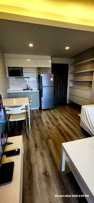 Condos for rent Big C Extra Chaeng Watthana : 🎊 For Rent Condo DOUBLE LAKE CONDO Building 1, Floor 8,1 bed room, Room size 34 sqm