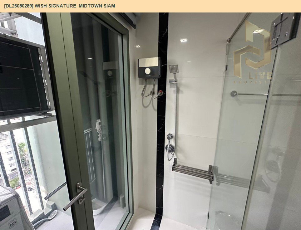 รูป DL26050289 ให้เช่าคอนโด วิช ซิกเนเจอร์ มิดทาวน์ สยาม (Wish Signature Midtown Siam) ใกล้ BTS ราชเทวี พร้อมเข้าอยู่ โทรด่วน 0653619502 LineID @897iyzll - รูปที่ 9/11