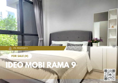 ขายคอนโด : ขายด่วน 🔥 IDEO Mobi Rama 9 🔥 เฟอร์นิเจอร์ และ เครื่องใช้ไฟฟ้าครบ ใกล้ MRT พระราม 9
