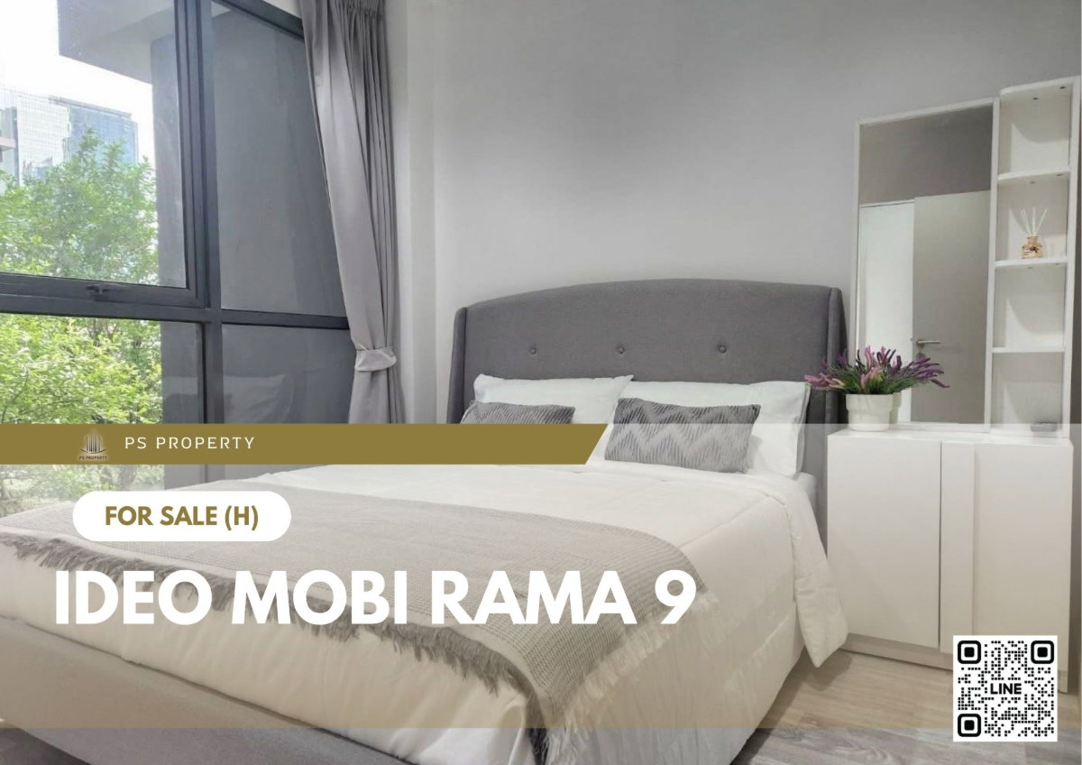 รูป ขายด่วน 🔥 IDEO Mobi Rama 9 🔥 เฟอร์นิเจอร์ และ เครื่องใช้ไฟฟ้าครบ ใกล้ MRT พระราม 9 - รูปที่ 1/10