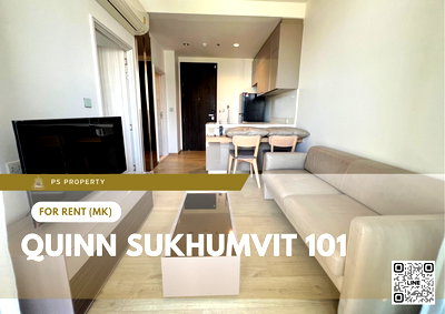 คอนโดให้เช่า : ให้เช่า 🔥 Quinn Sukhumvit 101 🔥 เฟอร์นิเจอร์ และ เครื่องใช้ไฟฟ้าครบ ใกล้ BTS ปุณณวิถี
