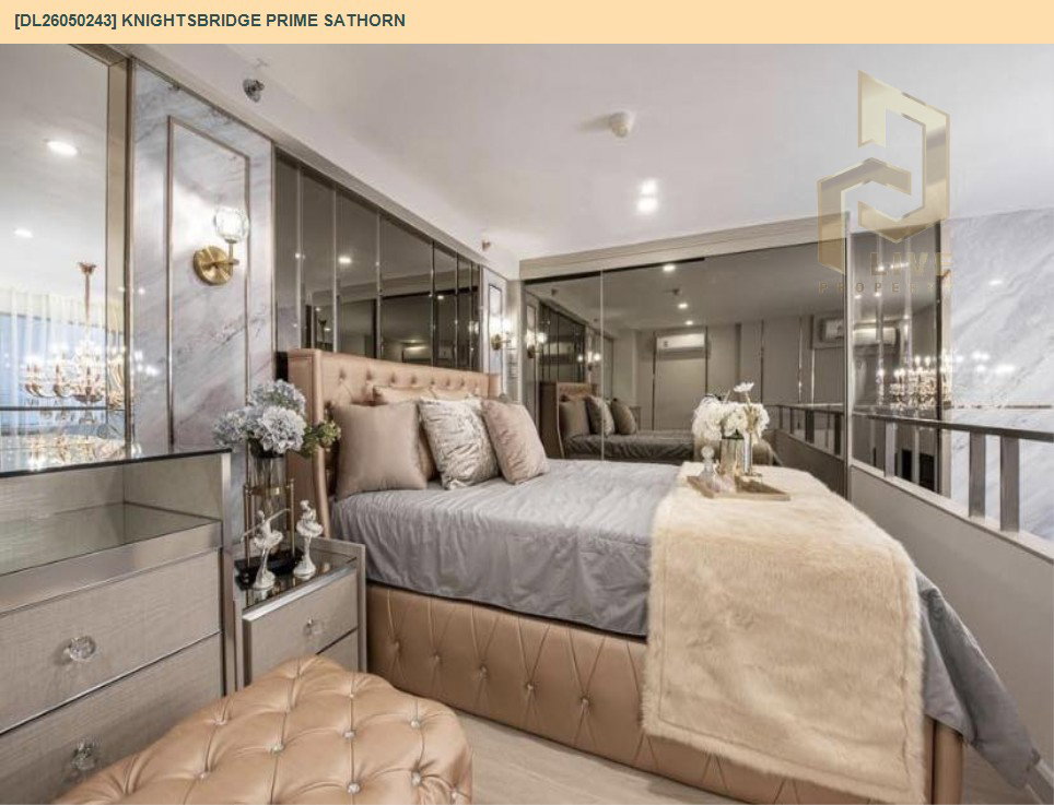 รูป DL26050243 ขายคอนโด ไนท์บริดจ์ ไพร์ม สาทร (Knightsbridge Prime Sathorn) ใกล้ BTS ช่องนนทรี พร้อมเข้าอยู่ โทรด่วน 0653619502 LineID @897iyzll - รูปที่ 2/11